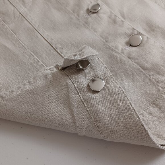 Luii Linen Shirt Jacket - Picture 5 of 16